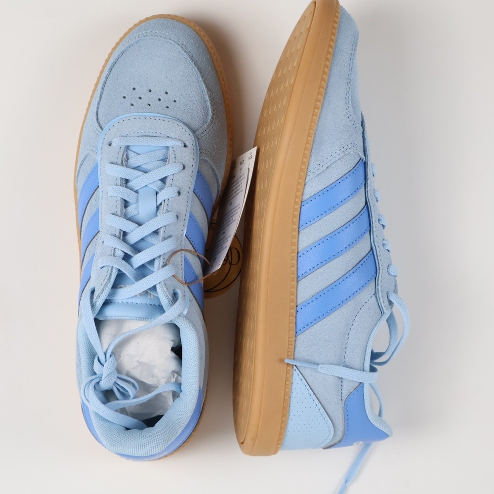 Adidas Sneakers Breaknet Sleek Blue Suede Gum Sole 8.5 NWT - Picture 5 of 8